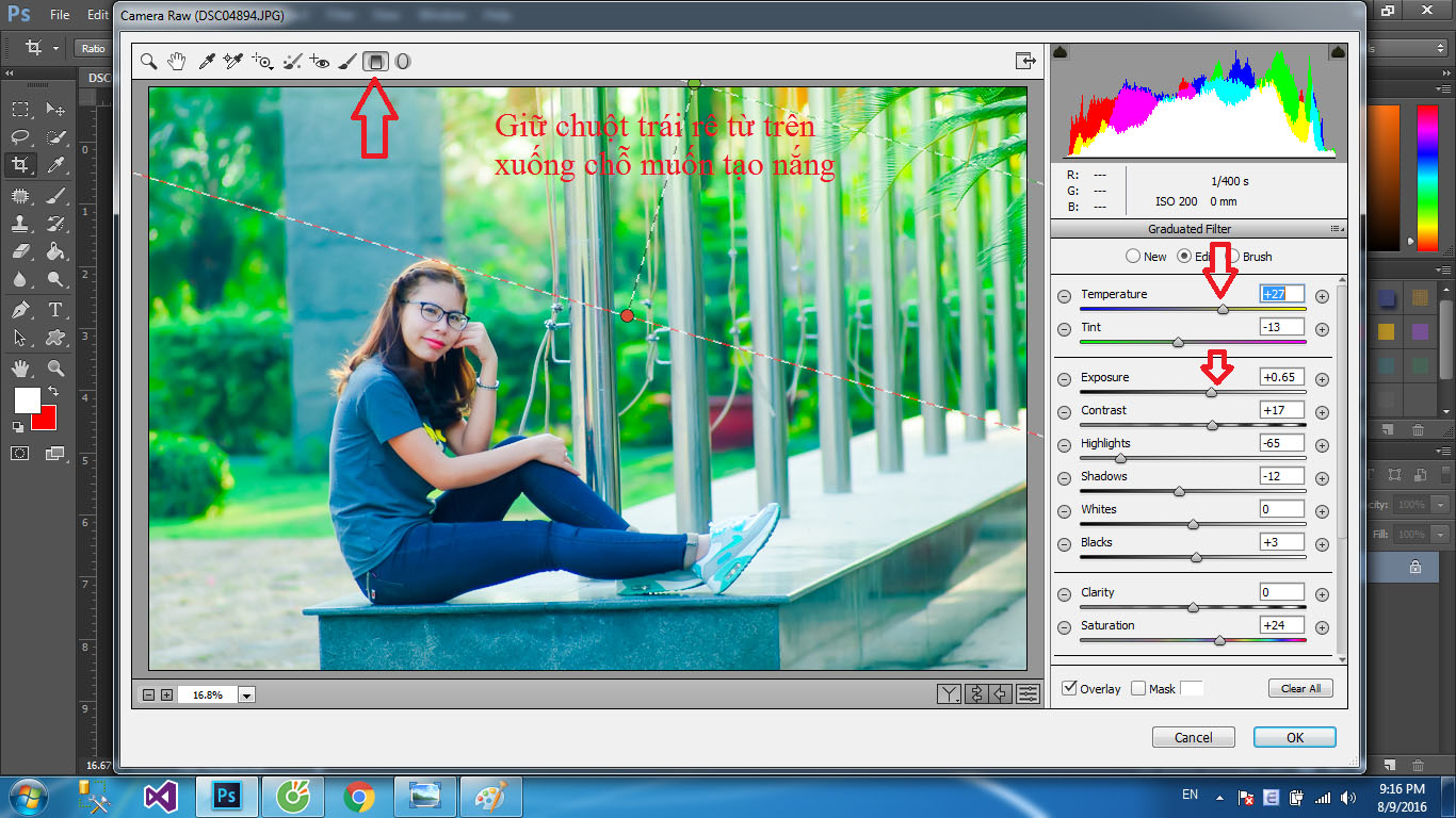 Cách đổ màu cơ bản trong Photoshop