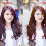 Cách thay đổi màu tóc bằng photoshop