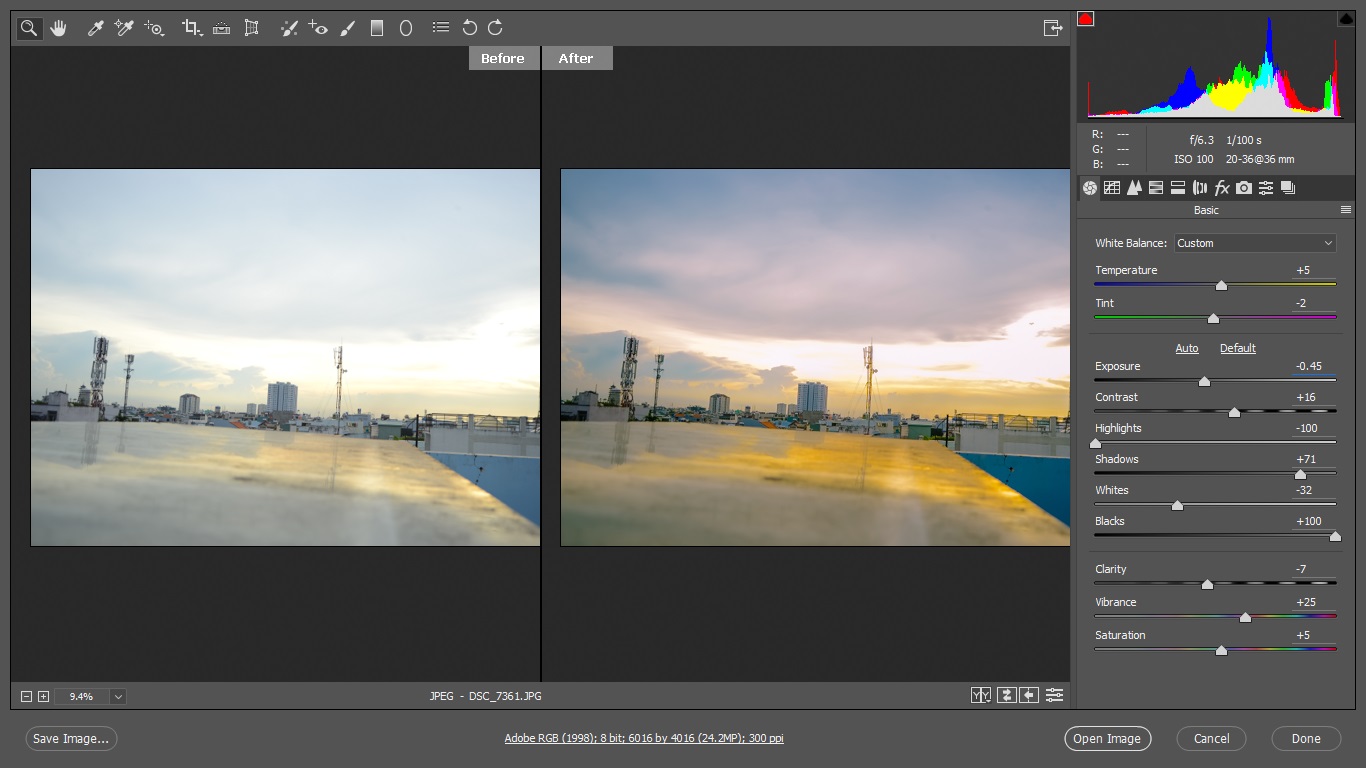 Preset HDR chỉnh ảnh hoàng hôn bình minh cực đẹp