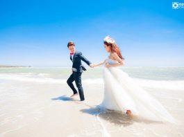 Bộ ảnh cưới đẹp thực hiện tại Hồ Cốc Vũng Tàu