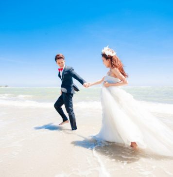 Bộ ảnh cưới đẹp thực hiện tại Hồ Cốc Vũng Tàu