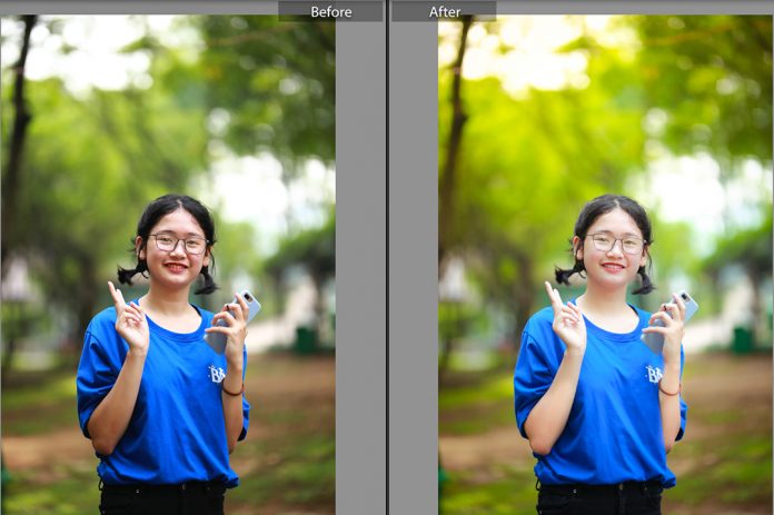 Cách blend màu ảnh trong trẻo bằng lightroom, làm mịn da và xóa mụn, tạo màu nắng