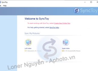 Hướng dẫn Sao lưu, Đồng bộ hóa dữ liệu với Microsoft SyncToy bằng hình ảnh