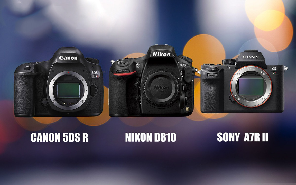 Canon 5DSR với Nikon 810 và Sony A7II