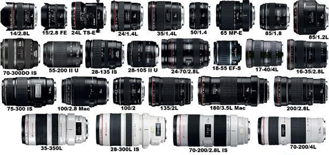 Các loại lens máy ảnh