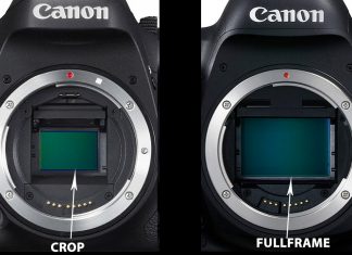 Máy ảnh fullframe và máy ảnh crop
