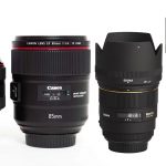 85mm f/1.2L II (left) 85mm f/1.4L IS (right)