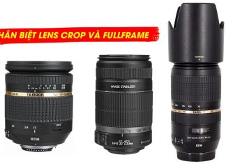 Cách phân biệt lens Crop và FullFrame các hãng Canon Nikon Sony Sigma Tamron